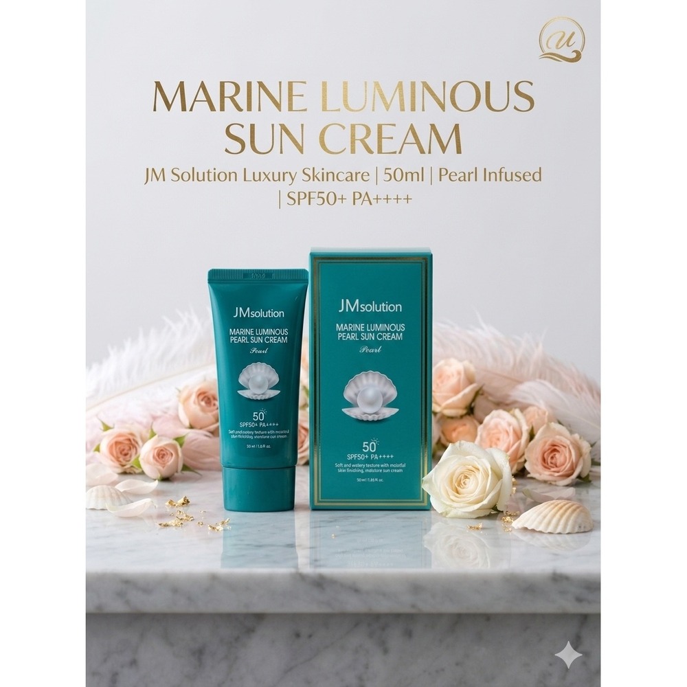 JMsolution Marine Luminous Pearl Sun Cream SPF50+ PA++++ 50ml Korean Skincare